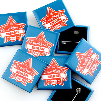Custom Square Buttons Promotional Square Buttons For Promoting Your Business, Organization and Events