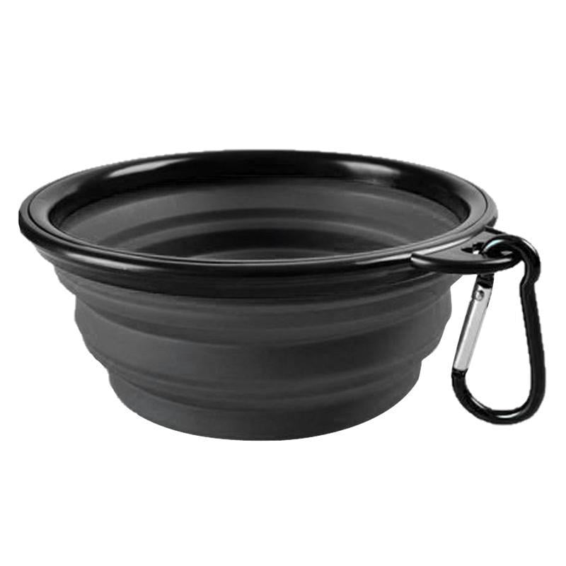 black pet bowl