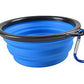 blue pet bowl