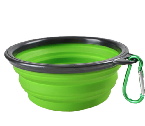 green pet bowl