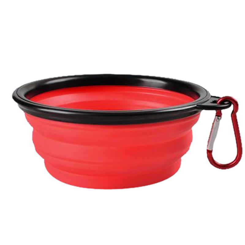 red pet bowl