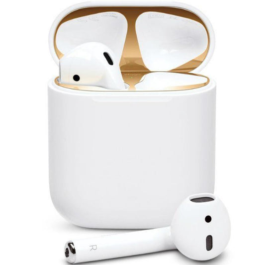 Bulk Metal Dust Guard Protective Case Shell Skin Dustproof Stickers For Apple Airpods