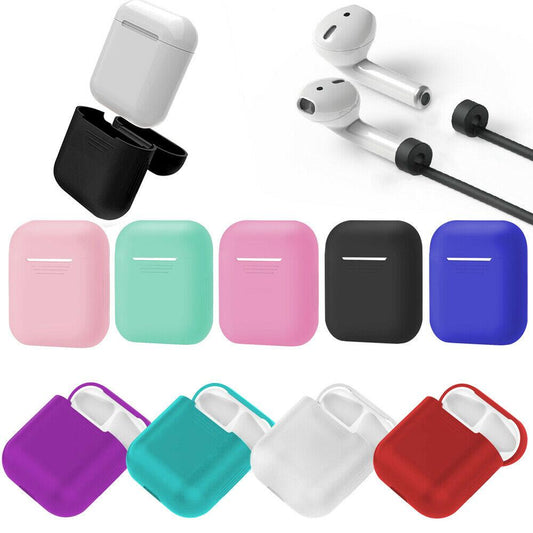 Bulk AirPods Silicone Case Cover Protective for Apple Airpod Charging Case