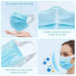 Promotional Ear Friendly Mask, Logo Elastic Ear Loop Disposable Masks For Adults and Kids - All Colors