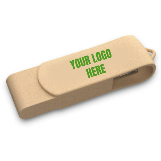 Custom Eco Friendly Usb, Logo Recycled Thumb Drive, Promotional Flash Drives