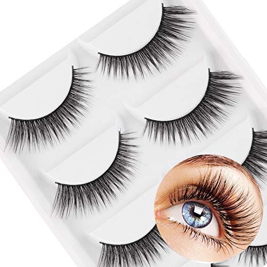 Bulk 10 Pieces Natural Sparse Cross Eye Lashes Extension