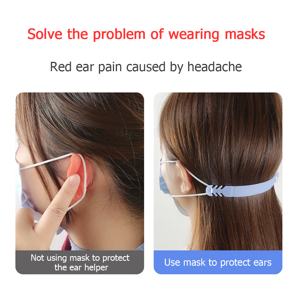 Custom Logo Printed Face Mask Ear Savers