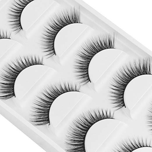 Bulk 10 Pieces Natural Sparse Cross Eye Lashes Extension