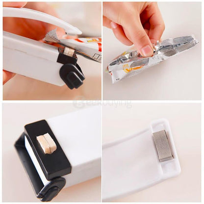 Custom Logo Promotional Mini Portable Handy Plastic Bag Sealer Sealing Machine