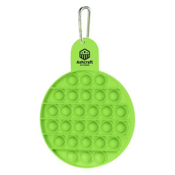 Custom Promotional Pop It Fidget Toy Circle With Your Logo - Circle