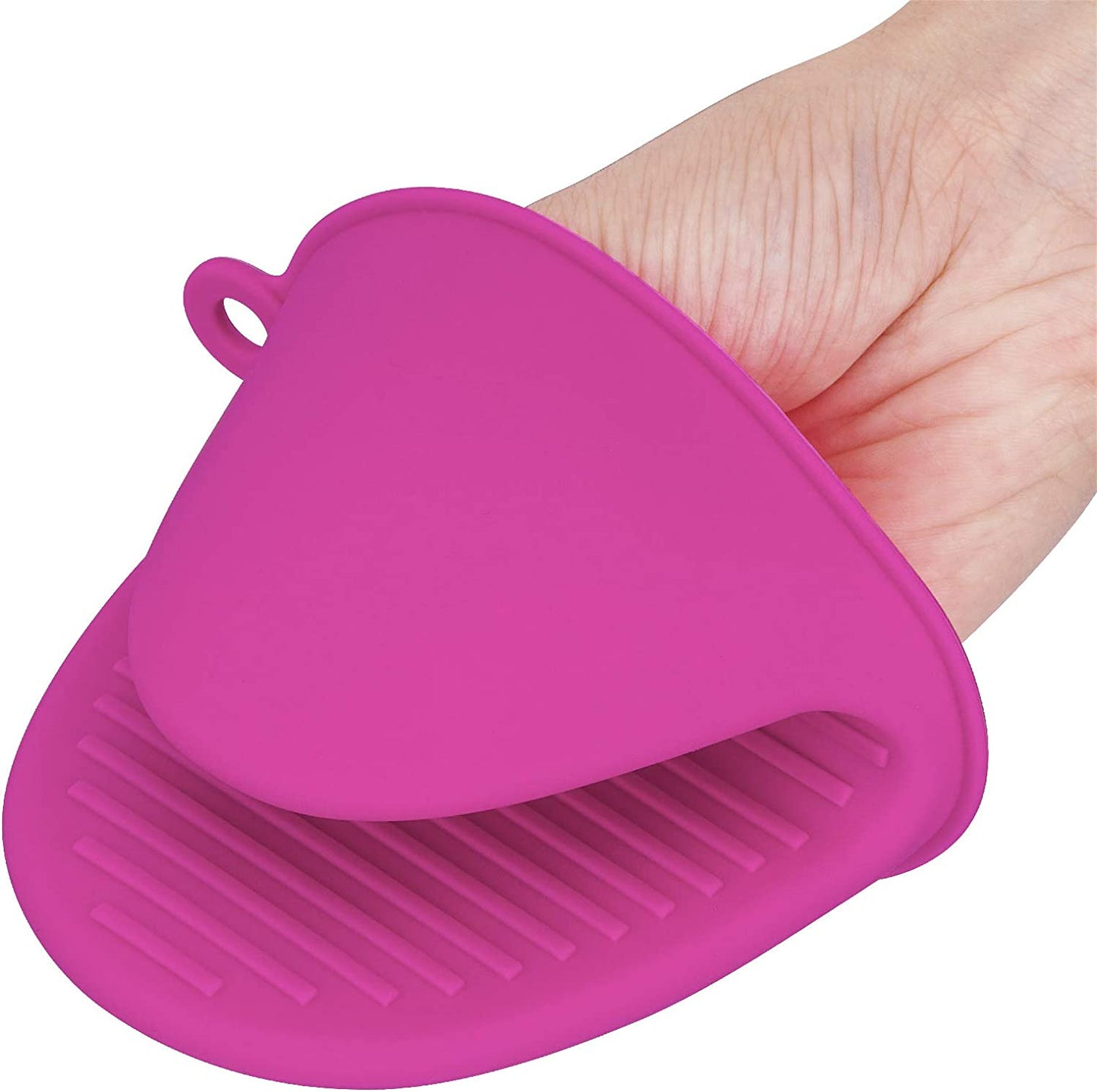 Custom Logo Mini Oven Gloves Silicone Heat Resistant Cooking Pinch Mitts Potholder for Kitchen Cooking & Baking