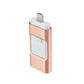 Wholesale iFlash Drive USB Memory Stick HD U-Disk 3 in 1 for Android/IOS iPhone PC