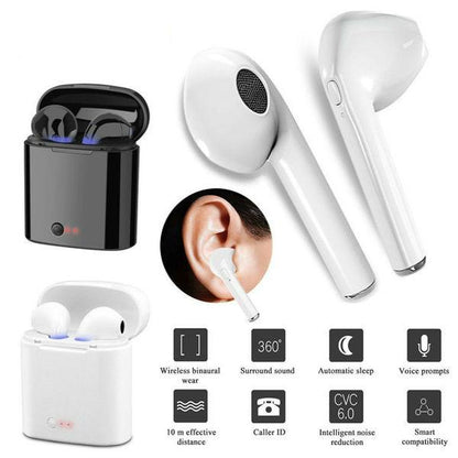 Wholesale TWS Wireless Bluetooth Earphone Stereo Earbud Headset With Charging Box For All Smart Phones