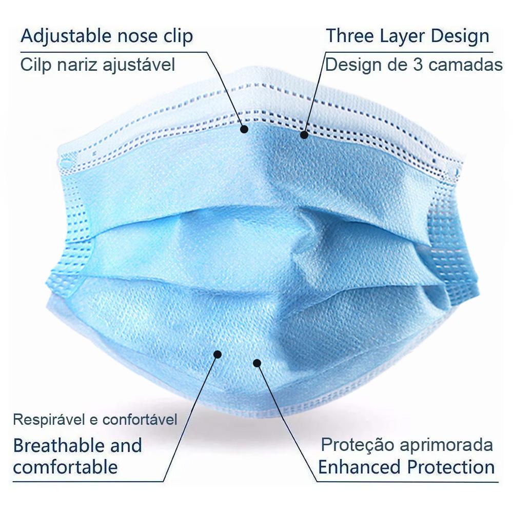 Bulk Disposable Face Mask 3 Layers For Kids, Bulk Kid's Earloop Disposable Masks