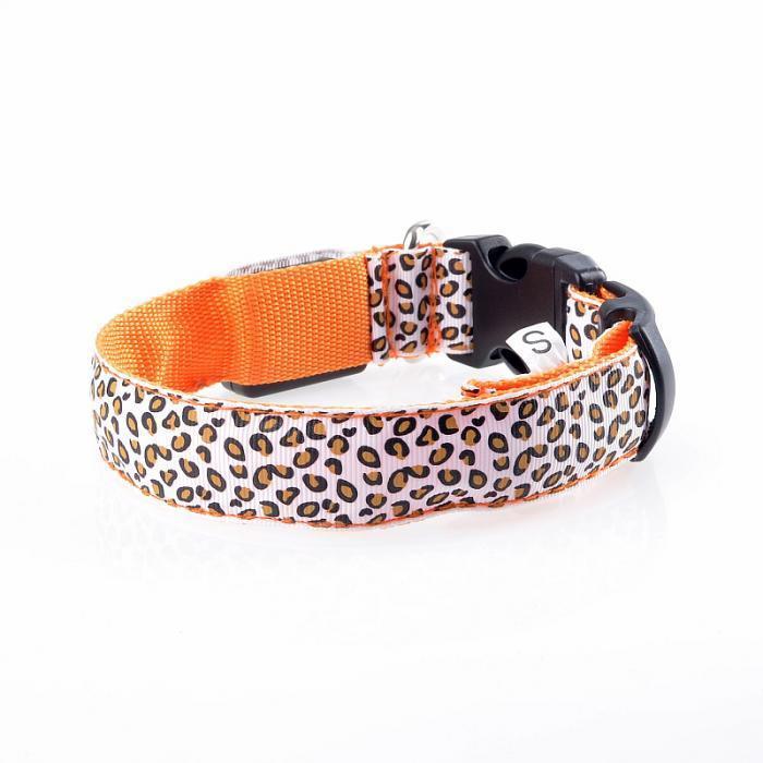 Wholesale Led Pet Collar Orange