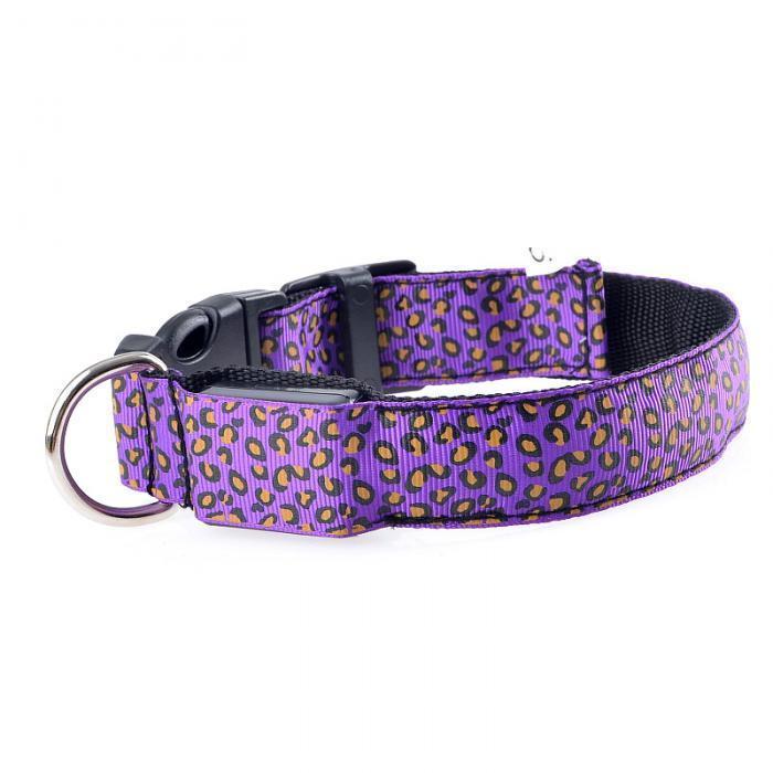 Wholesale Led Pet Collar Purple