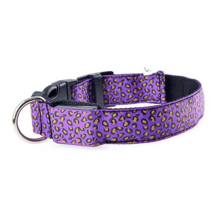 Wholesale Led Pet Collar Purple