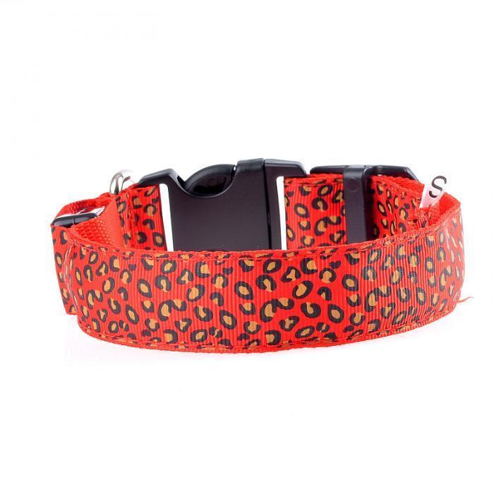 Wholesale Led Pet Collar Red