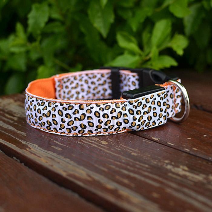 Wholesale Led Pet Collar orange