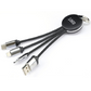 Custom Promotional 4 in 1 Light Up Logo Multi USB Charging Cable
