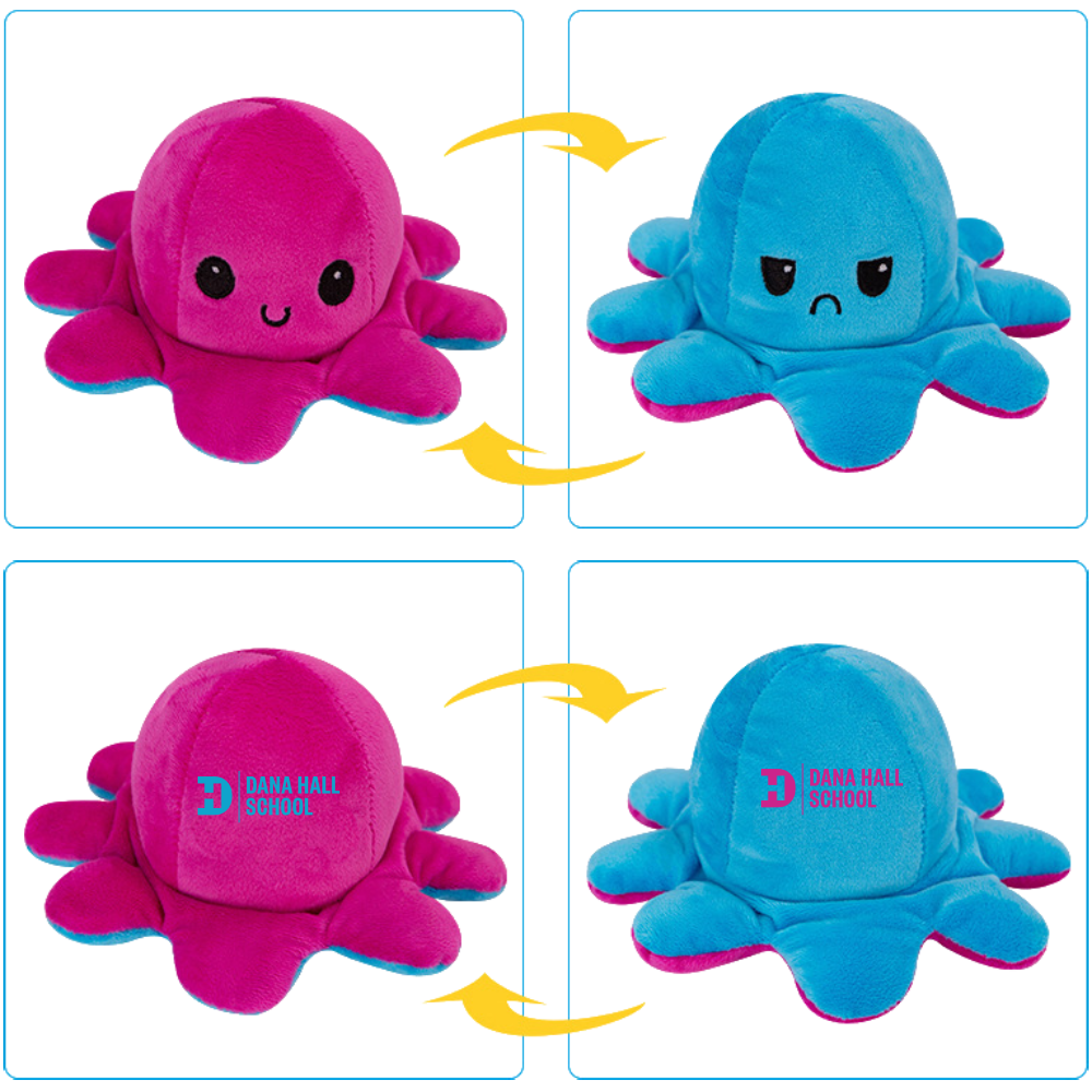 Custom Logo Reversible Octopus, Promotional Flip Mood Octopus