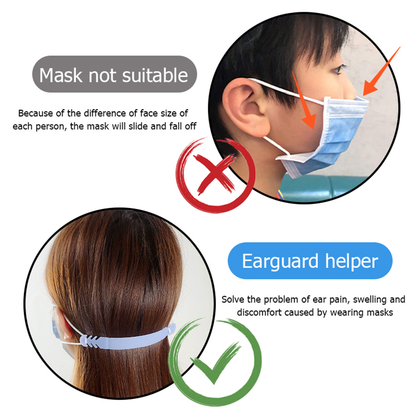 Custom Logo Printed Face Mask Ear Savers