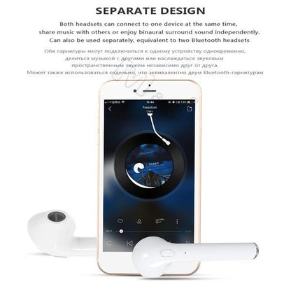 Wholesale TWS Wireless Bluetooth Earphone Stereo Earbud Headset With Charging Box For All Smart Phones