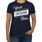 Custom Logo Ultra Cotton Crew Neck Woman's T‑shirts - All Colors