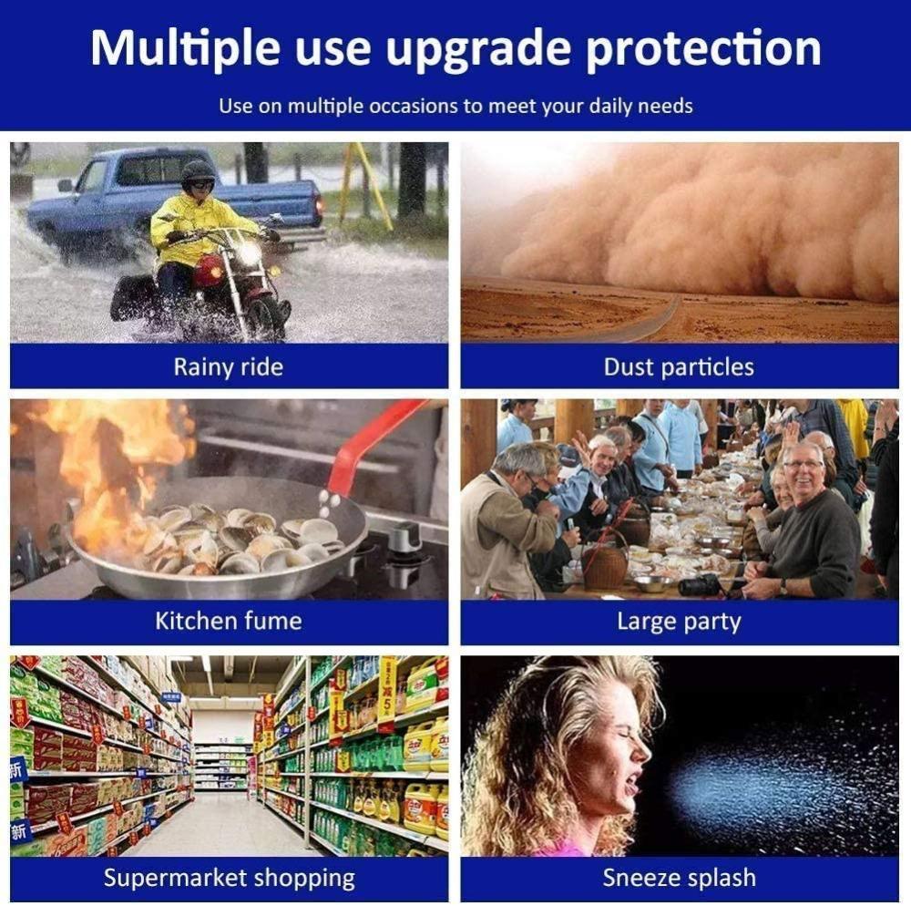 Bulk Face Shields Full Protection Reusable Face Cover One Size Fits All