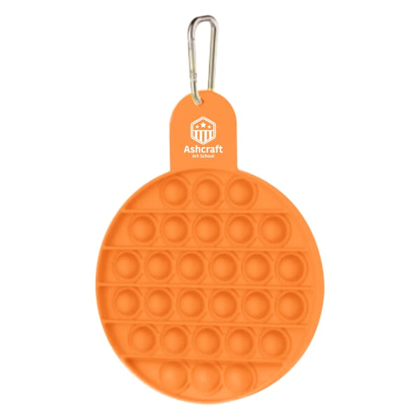 Custom Promotional Pop It Fidget Toy Circle With Your Logo - Circle
