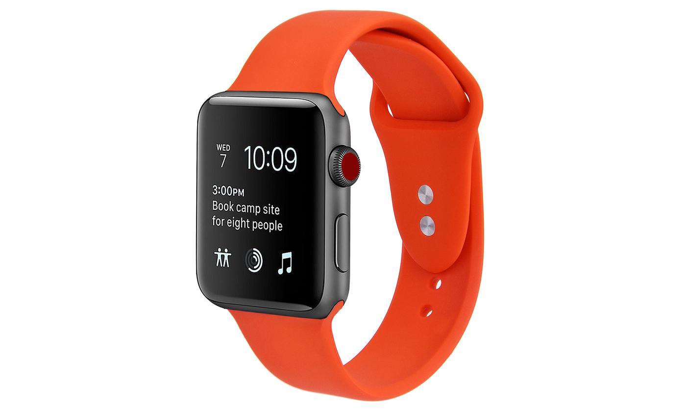 Bulk Apple Design Sport Replacement Band With Protective Case for Apple Watch Series 1, 2, 3, 4, 5 & Sport