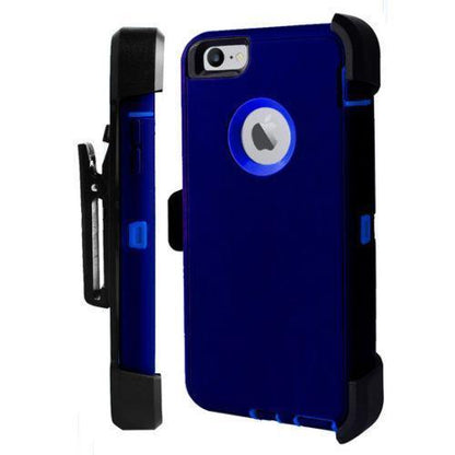 Wholesale Iphone Heavy Duty Life Proof Built-in Screen Protector and Belt Clip Defender Cases Mix Colors - All Models