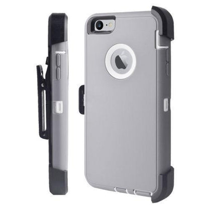 Wholesale Iphone Heavy Duty Life Proof Built-in Screen Protector and Belt Clip Defender Cases Mix Colors - All Models