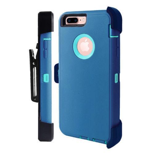 Wholesale Iphone Heavy Duty Life Proof Built-in Screen Protector and Belt Clip Defender Cases Mix Colors - All Models
