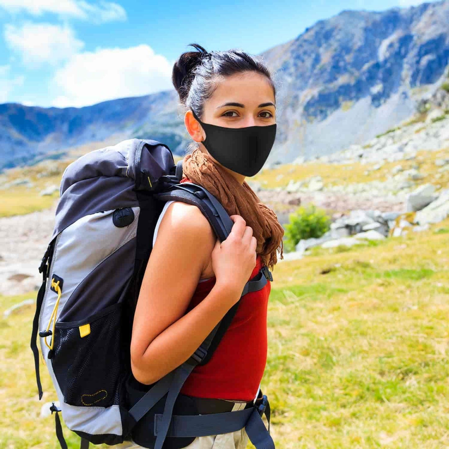 Custom Logo Cotton Face Mask Protects From Dust, Pollution And Cold