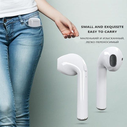 Wholesale TWS Wireless Bluetooth Earphone Stereo Earbud Headset With Charging Box For All Smart Phones