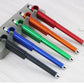 Custom Logo 3 in 1 Mobile Phone Holder Stand Pen Stylus Touch Screen Capactive Pen
