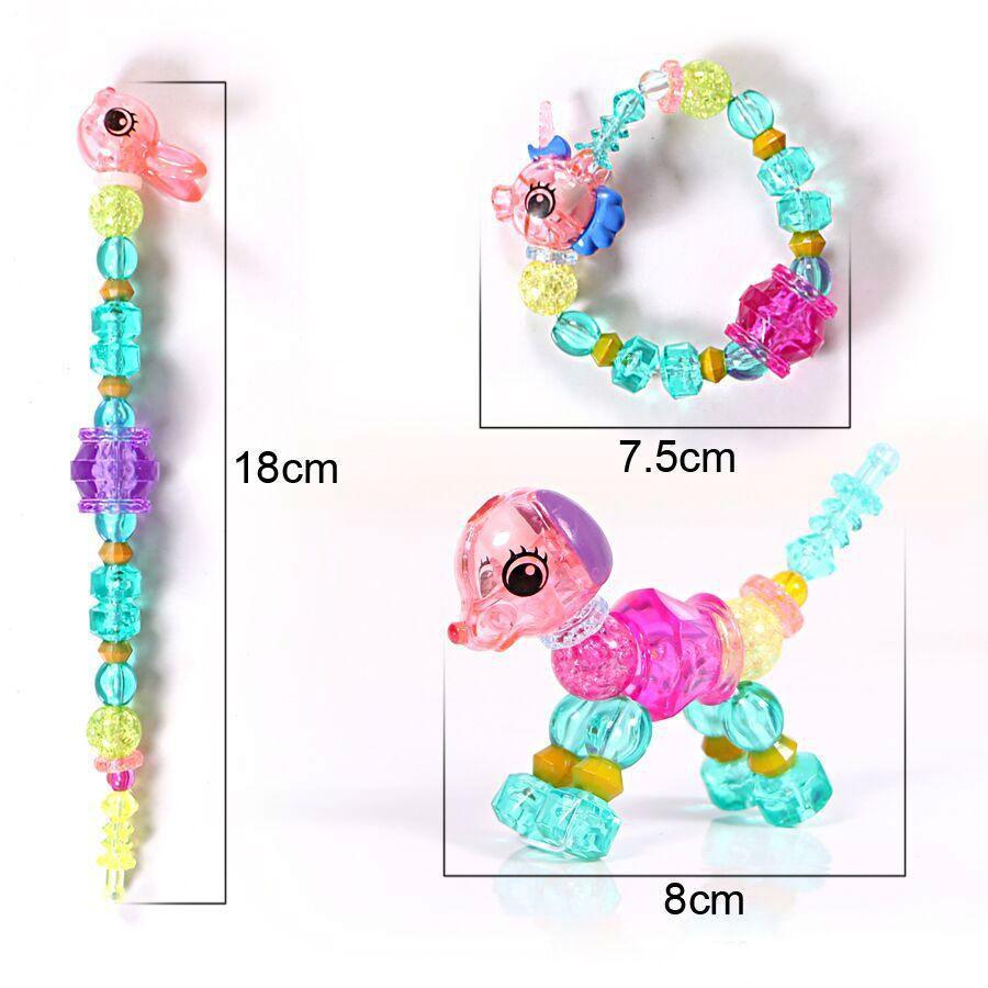 Bulk Twisty Petz Bracelet for Kids Magical Bracelet Beads - Mix