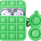 Bulk Wholesale Pop It Airpod 1/2 Case Cover, Pop Fidget Shockproof Case With Key Chain