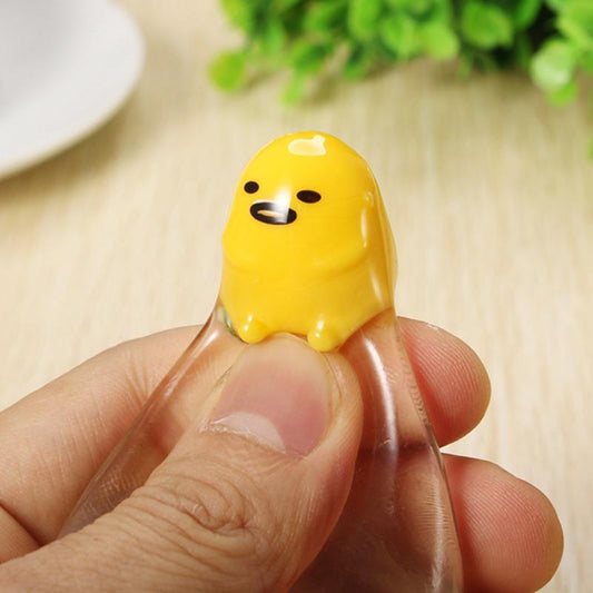 Bulk Medium Lazy Egg Yolk Squishy - 7cm