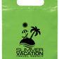 Custom Shopping Bags Logo Plastic Die Cut Handle Bags in All Colors