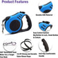 Custom Logo Dog Leashes Retractable Dog Leashes Promotional Pet Leashes Tangle Free