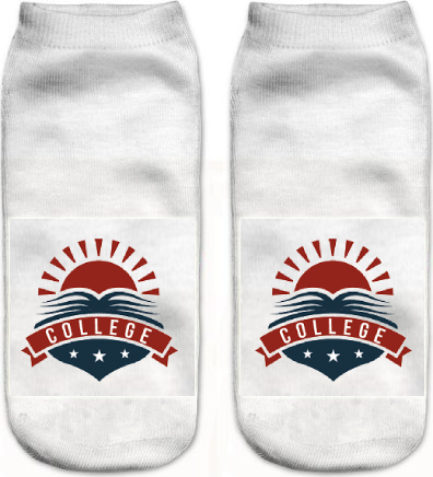 Custom Logo Toe Socks Printed Promotional Toe Socks One Size Fits All