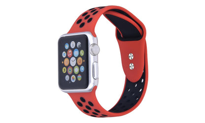 Wholesale Breathable Silicone Sport Band for Apple Watch Series 1, 2, 3, 4, 5 and Sport