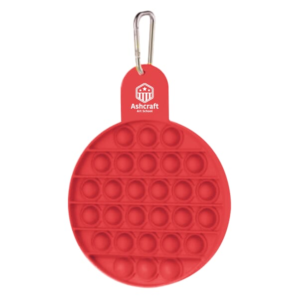Custom Promotional Pop It Fidget Toy Circle With Your Logo - Circle