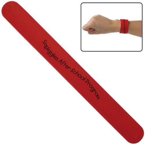 Promotional Custom Logo Silicone Slap Bracelet Wristbands