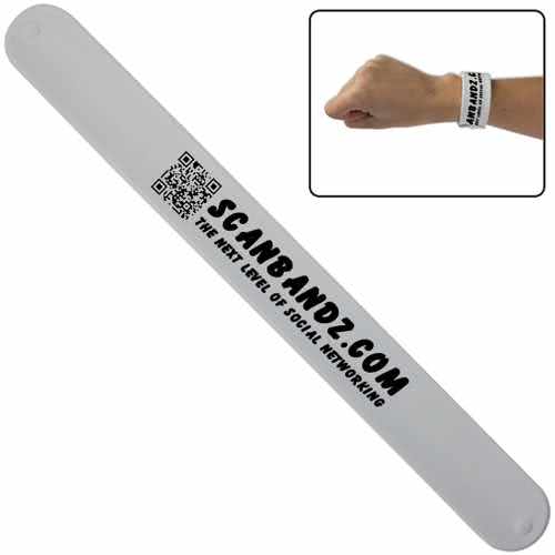 Promotional Custom Logo Silicone Slap Bracelet Wristbands