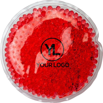 Custom Logo Promotional Round Gel Beads Hot or Cold Pack