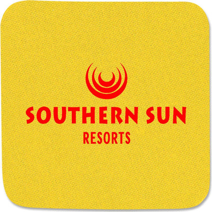 Custom Logo Square Foam Coasters, Promotional Foam Bud Coasters