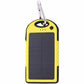 Promotional Custom Logo Water Resistant Solar Power Bank Dual USB Ports 5000mAh
